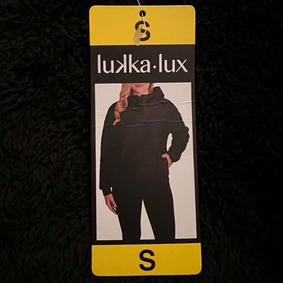 Black Fuzzy Sherpa Sweatshirt - Picture 3 of 6